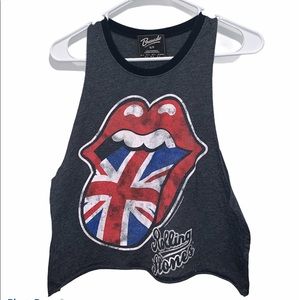 Rolling Stones Muscle Crop Tee